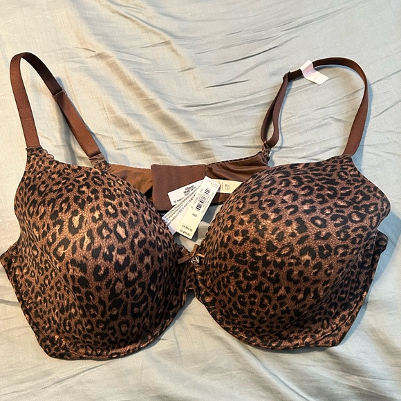 NWT Leopard Print push up bra Victoria’s secret size 40D - Picture 3 of 6
